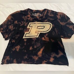 Purdue Cropped Shirt